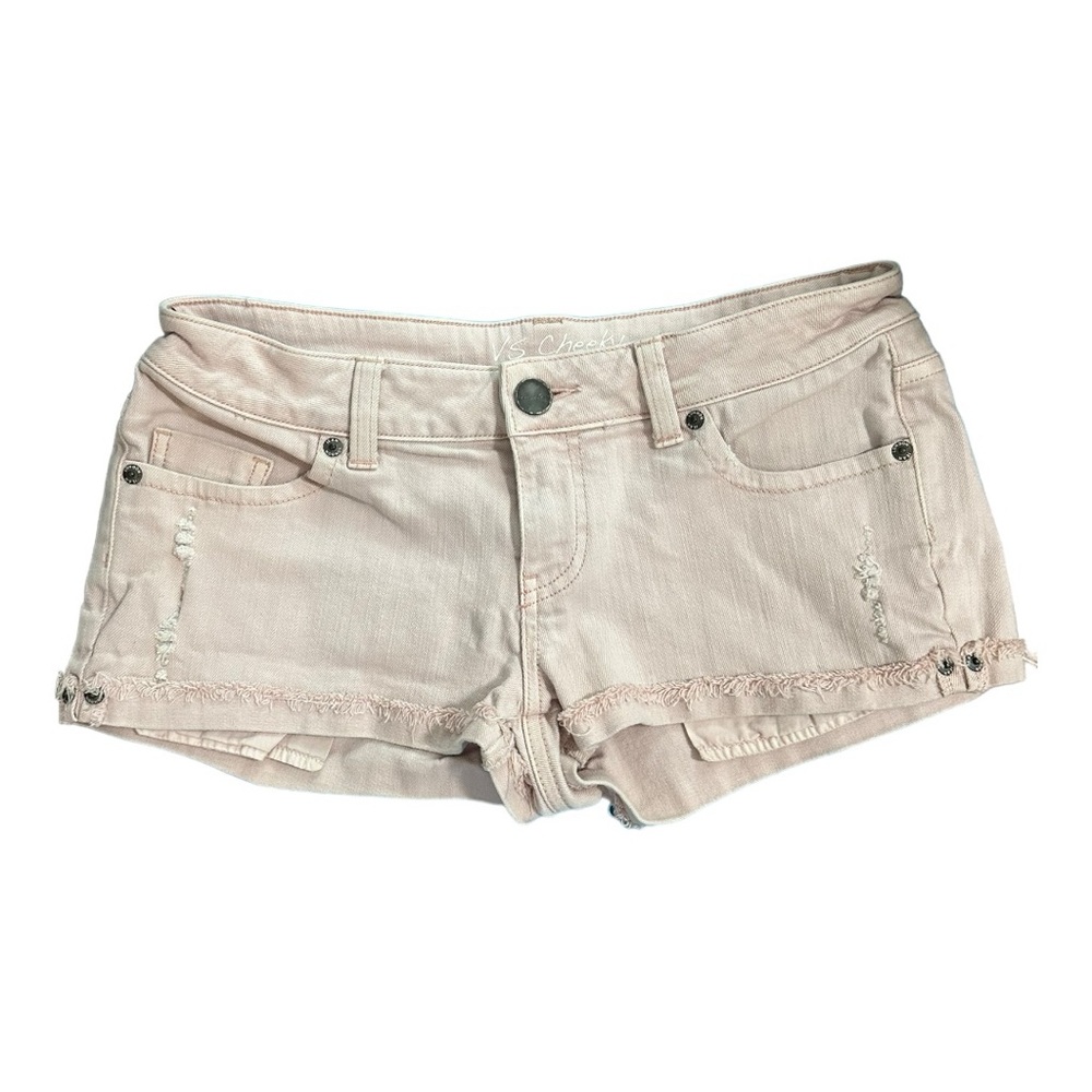 London Jean (VS) low waist light pink shorts | size 6